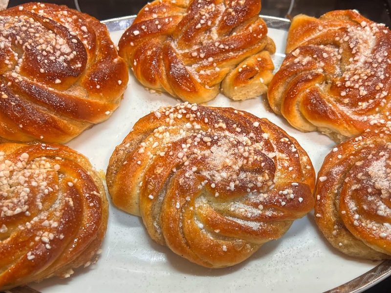 Cardamom buns from a Halcyon pop-up